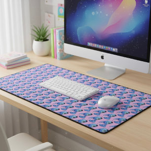 Tapis de bureau anti-dérapant pour ordinateur port
