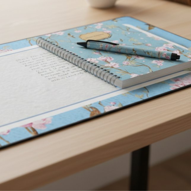 Tapis de bureau Archive Powder Blue Chinoiserie (Créateur téléchargé)
