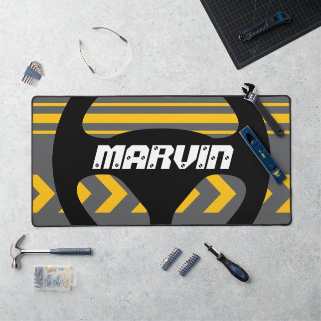 Tapis de bureau automobile ou tapis de souris avec (Poste de travail)