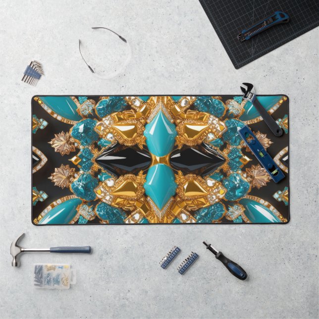 Tapis de bureau aux couleurs des Bahamas (Poste de travail)