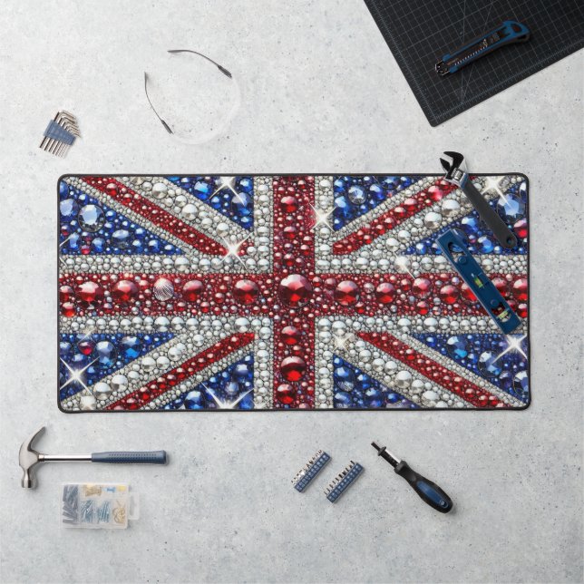 Tapis de bureau aux couleurs du Royaume-Uni (Poste de travail)