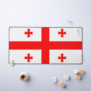 Tapis de bureau avec drapeau de la Géorgie
