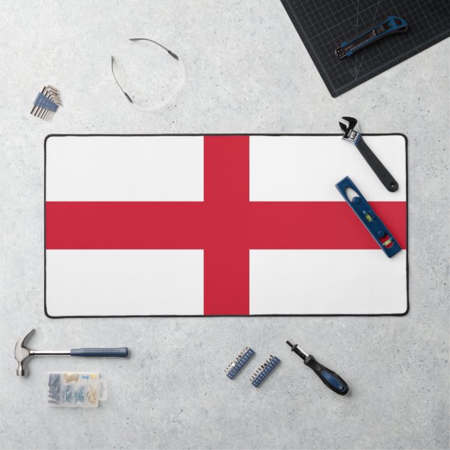 Tapis de bureau avec drapeau de l'Angleterre, Roya (Poste de travail)
