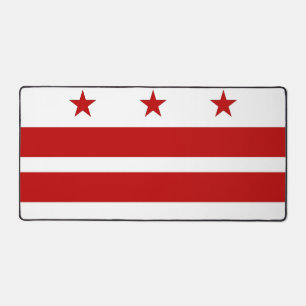 Tapis de bureau avec drapeau de Washington DC