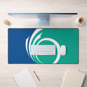 Tapis de bureau avec drapeau d'Ottawa, Canada