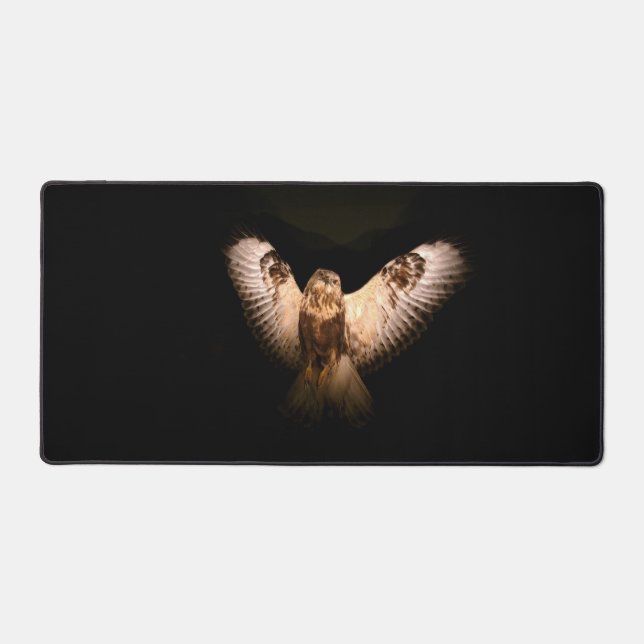 Tapis de bureau avec hibou en vol (Recto)