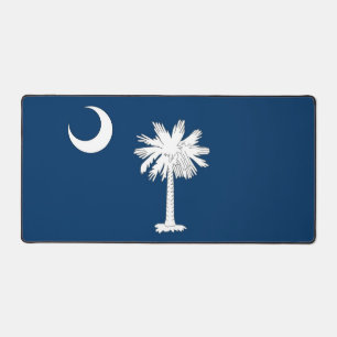 Tapis de bureau avec le drapeau de Caroline du Sud
