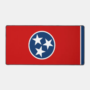 Tapis de bureau avec le drapeau du Tennessee, État