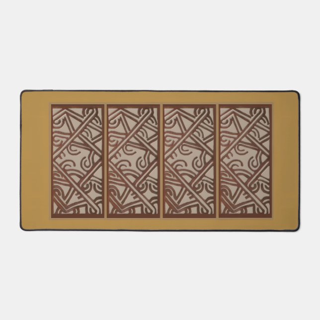 Tapis de bureau avec motif de Nouvelle-Guinée (Recto)