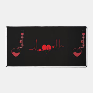 Tapis de bureau avec rythme cardiaque et don de sa