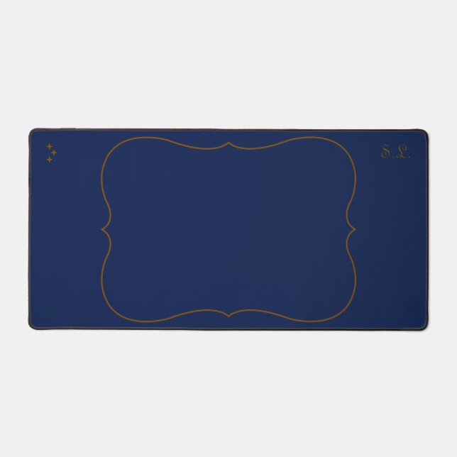Tapis de Bureau Bleu Marine de Celestial Scholar a (Recto)