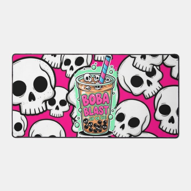 Tapis de bureau Boba Blast – Bois ou Meurs ! (Recto)
