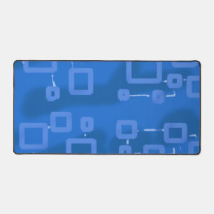 Tapis de bureau Carré géométrique Tint Bleu