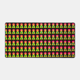 Tapis de bureau coloré
