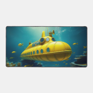 Tapis de bureau Cool Yellow Submarine !
