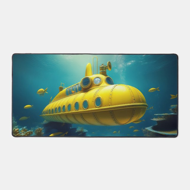 Tapis de bureau Cool Yellow Submarine ! (Recto)