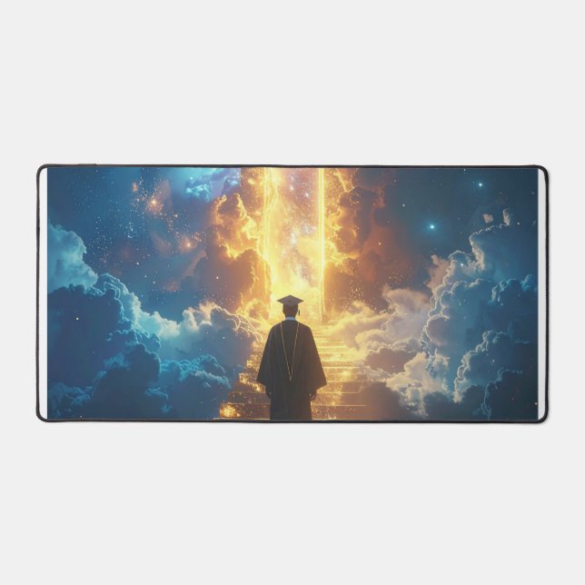 Tapis de bureau Cosmic Graduation Gateway (Recto)