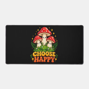 Tapis de bureau Cottagecore Rétro Champignon Chois