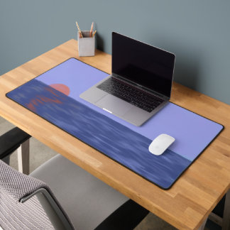 Tapis de bureau Coucher de soleil océanique