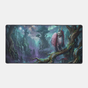 Tapis de bureau de la divinité oiseau à tête de dr