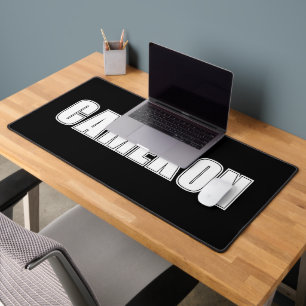 Tapis de bureau de nom personnalisé pour table d'o