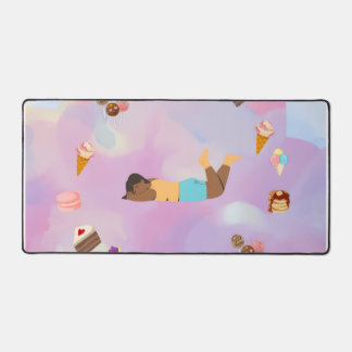 Tapis de bureau de nuage alimentaire