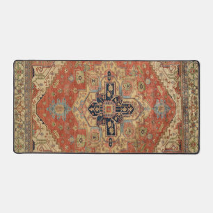Tapis de bureau de style persan vintage