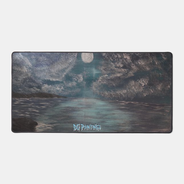 Tapis de bureau DG Paintings Moonlit Bay (Recto)