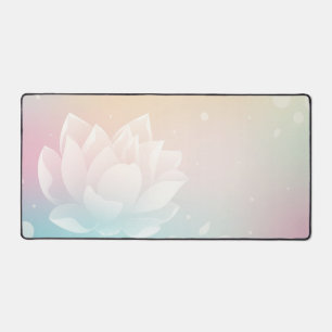 Tapis de bureau Elegant Lotus Bloom