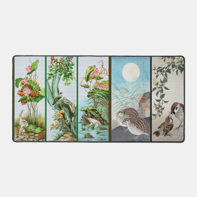 Tapis de bureau en forme de souris avec art d'oise (Recto)