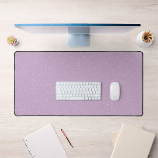 Tapis de bureau en lavande souple - minimaliste et