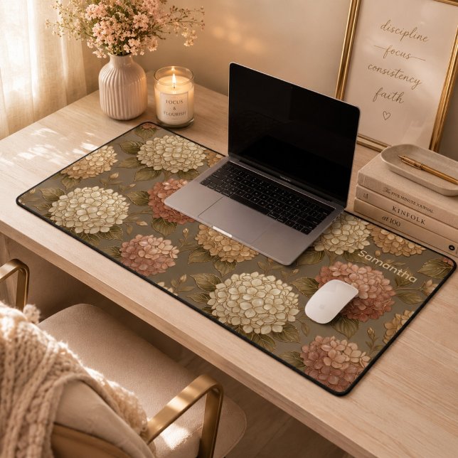 "Tapis de bureau En Pleine Fleur | Floral de Horte (Créateur téléchargé)