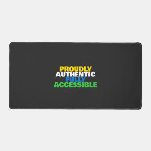 Tapis de bureau en typographie personnalisée Fiert