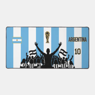 Tapis de bureau Équipe nationale d'Argentine - Fan