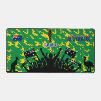 Tapis de bureau Équipe nationale des fans des Socc