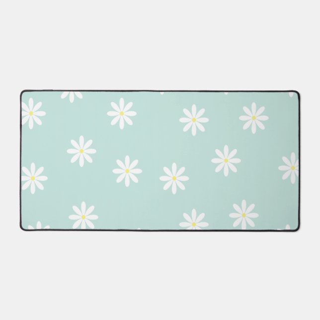 Tapis de bureau esthétique aux fleurs de marguerit (Recto)