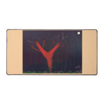 Tapis de bureau Eucalyptus Midnight. Art impressio