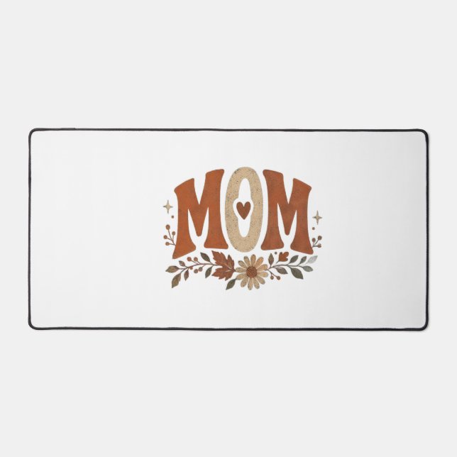 Tapis de bureau Floral Maman Automne Rustique (Recto)