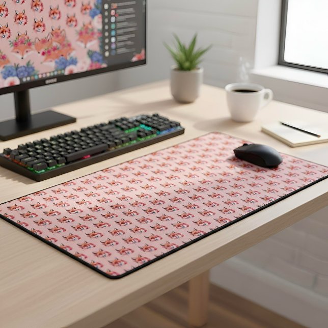 Tapis de bureau Fox (Créateur téléchargé)