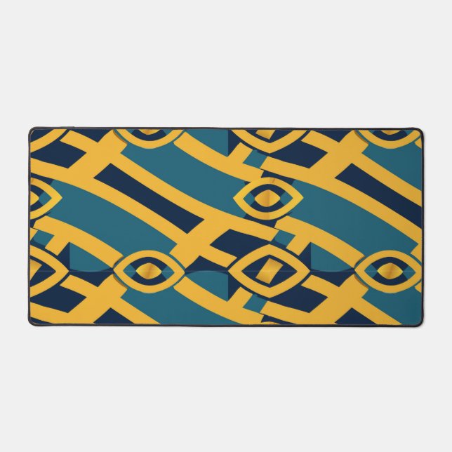 Tapis de bureau géométrique abstrait  (Recto)