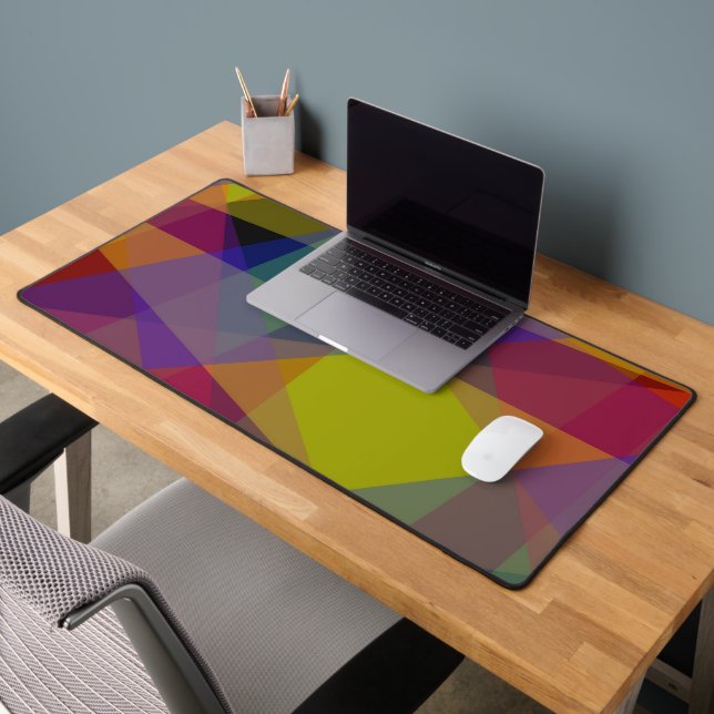 Tapis de bureau - Géométrique foncé (Bureau 2)