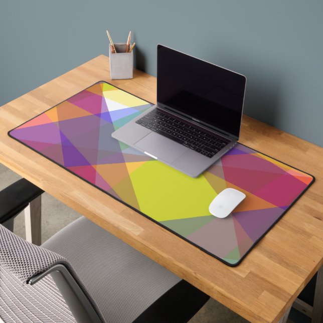 Tapis de bureau - Géométrique Lumineux (Bureau 2)