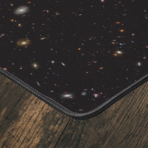 Tapis de bureau informatique noir Galaxies de l'es