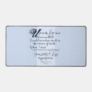 Tapis de bureau « L'amour et le soutien du Seigneu