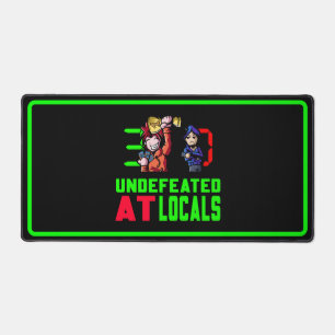 Tapis de bureau Logo Undefeated At Locals