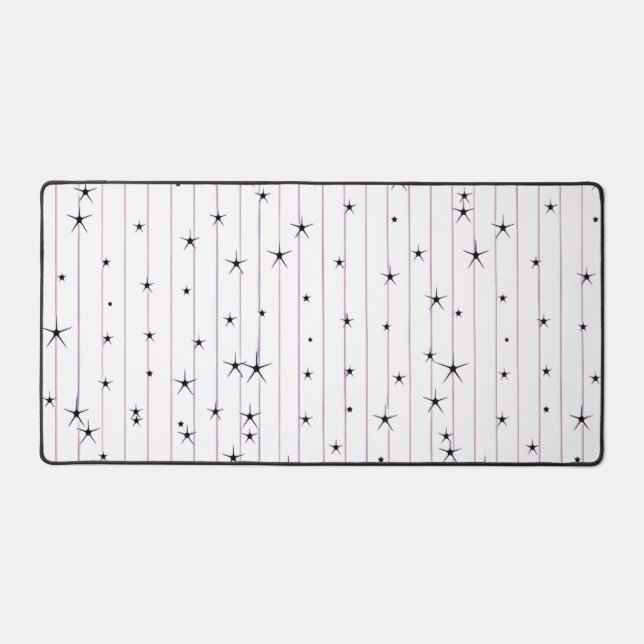 Tapis de bureau Minimaliste Étoiles Célestes  (Recto)