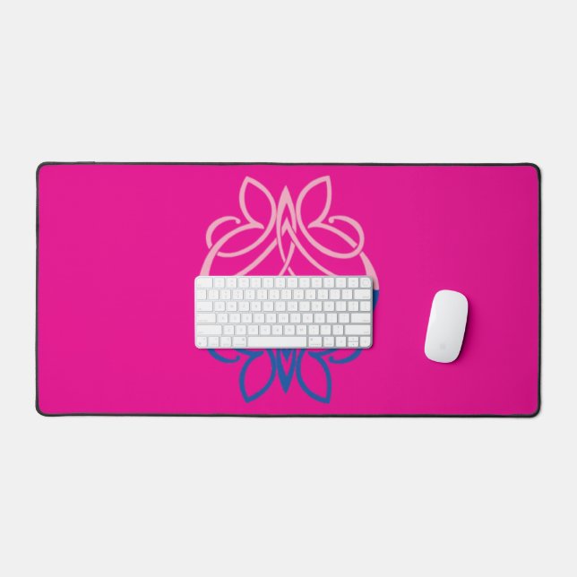 Tapis de bureau papillon (Clavier et souris)
