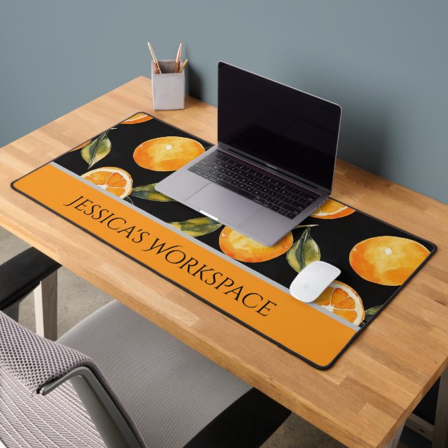 Tapis De Bureau Personnalisé À Thème Citrus (Bureau 2)
