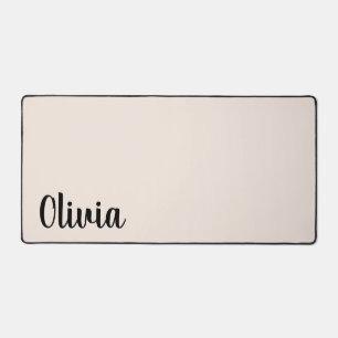 Tapis de bureau personnalisé avec nom Panier de