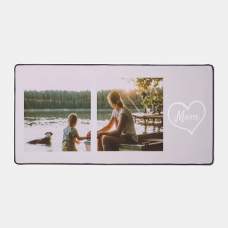 Tapis de bureau personnalisé avec photo de famille
